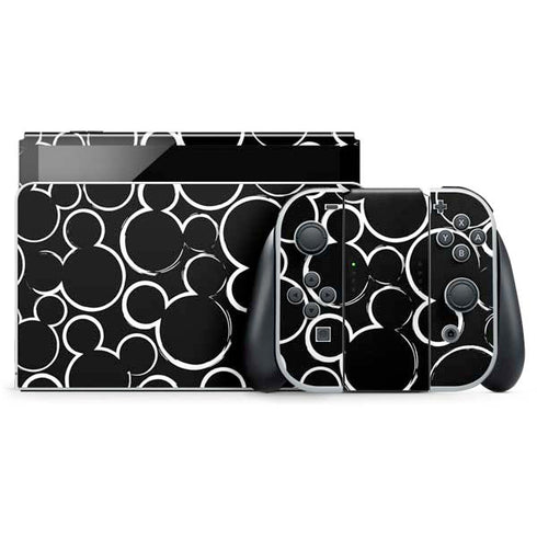 Disney Mickey Mouse Logo Pattern Nintendo Skins
