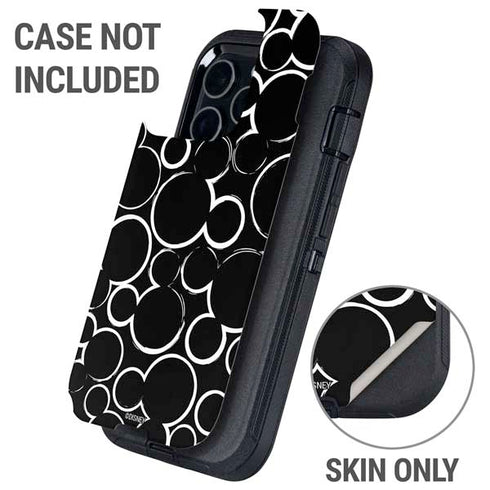 Disney Mickey Mouse Logo Pattern Otterbox Defender iPhone Skin