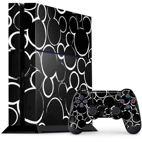 Disney Mickey Mouse Logo Pattern PlayStation PS4 Skins