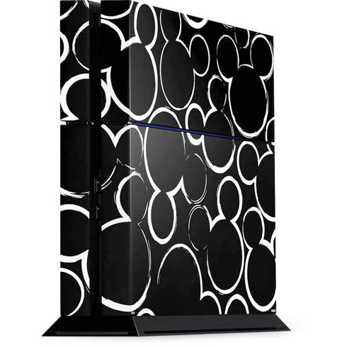 Disney Mickey Mouse Logo Pattern PlayStation PS4 Skins