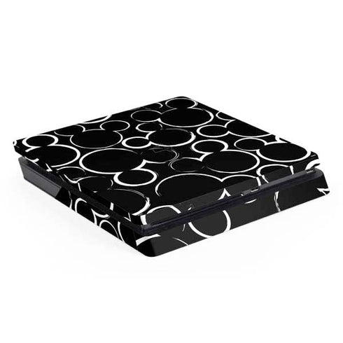 Disney Mickey Mouse Logo Pattern PlayStation PS4 Skins