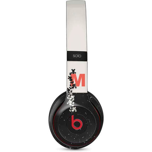 Disney Mickey Mouse Stacked Silhouette Split Beats Solo 3 Wireless Skin