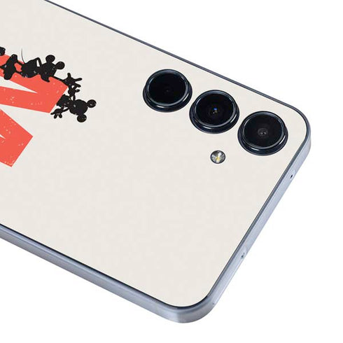 Disney Mickey Mouse Stacked Silhouette Split Galaxy A36 5G Skin