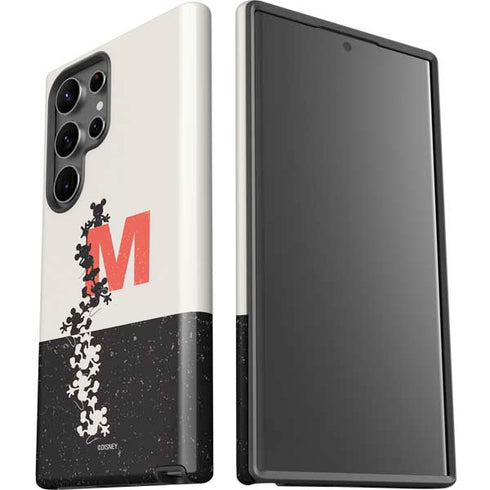 Disney Mickey Mouse Stacked Silhouette Split Galaxy S23 Ultra Pro Case