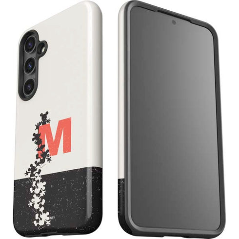 Disney Mickey Mouse Stacked Silhouette Split Galaxy S25 Impact Case