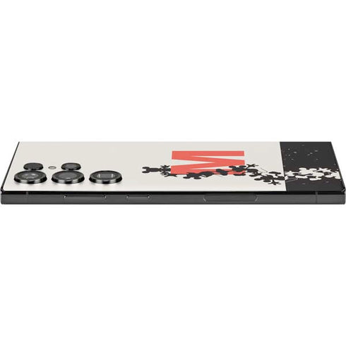 Disney Mickey Mouse Stacked Silhouette Split Galaxy S25 Ultra Skin