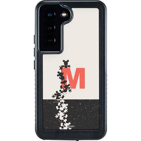 Disney Mickey Mouse Stacked Silhouette Split Galaxy S24 Waterproof Case