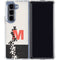 Disney Mickey Mouse Stacked Silhouette Split Galaxy Z Fold5 5G Clear Case