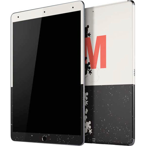 Disney Mickey Mouse Stacked Silhouette Split iPad Skins