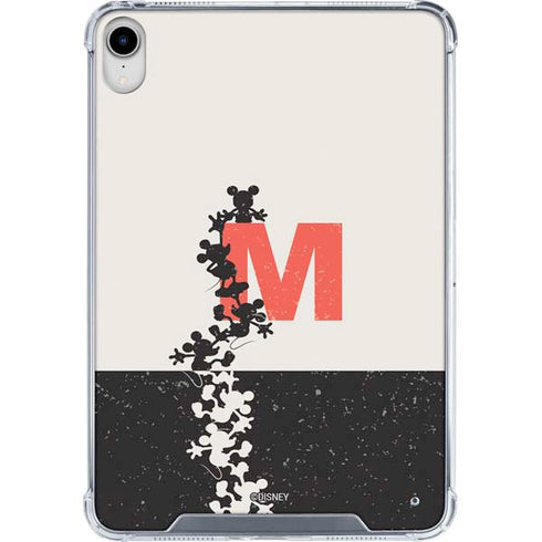 Disney Mickey Mouse Stacked Silhouette Split iPad 11th Gen (2025) Clear Case
