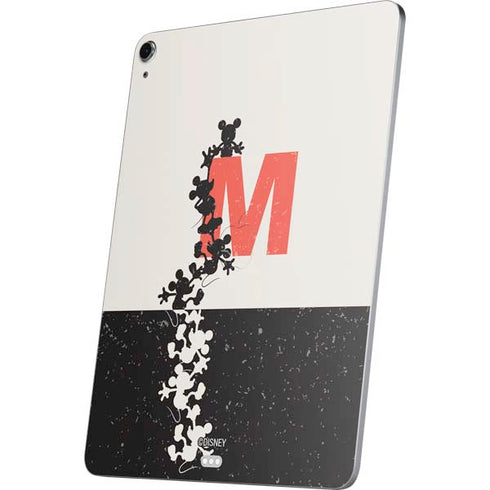Disney Mickey Mouse Stacked Silhouette Split Apple iPad Air Skin