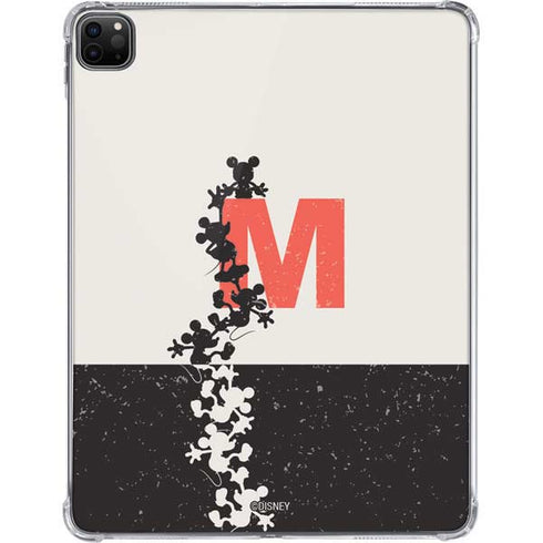 Disney Mickey Mouse Stacked Silhouette Split iPad Pro 11in (2024) Clear Case