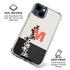 Disney Mickey Mouse Stacked Silhouette Split iPhone 15 Clear Case