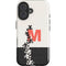 Disney Mickey Mouse Stacked Silhouette Split iPhone 16 Impact Case