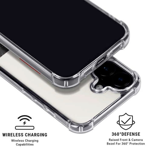 Disney Mickey Mouse Stacked Silhouette Split iPhone 16 MagSafe Case