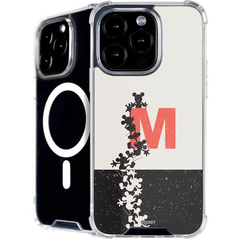 Disney Mickey Mouse Stacked Silhouette Split iPhone 16 Pro MagSafe Case