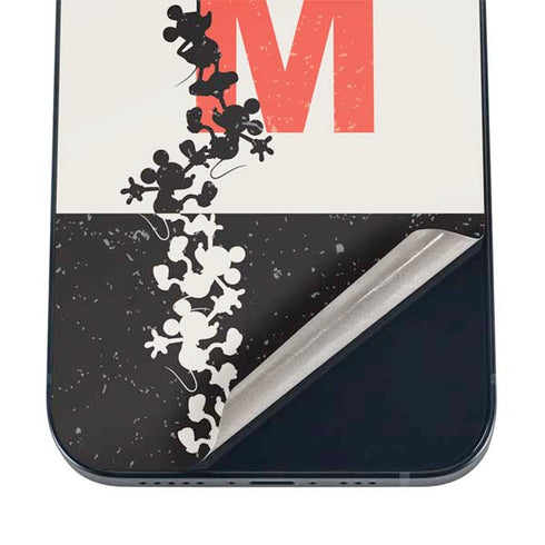 Disney Mickey Mouse Stacked Silhouette Split iPhone 16 Skin
