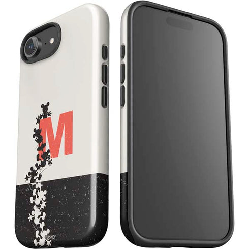 Disney Mickey Mouse Stacked Silhouette Split iPhone 16e Impact Case