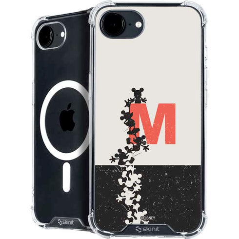 Disney Mickey Mouse Stacked Silhouette Split iPhone 16e MagSafe Case