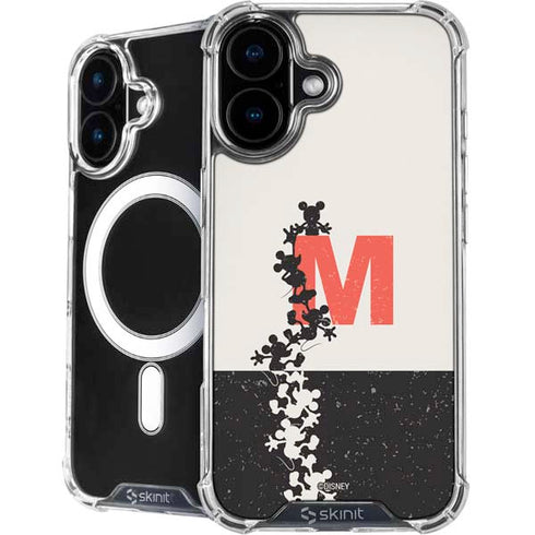 Disney Mickey Mouse Stacked Silhouette Split iPhone 17 MagSafe Case