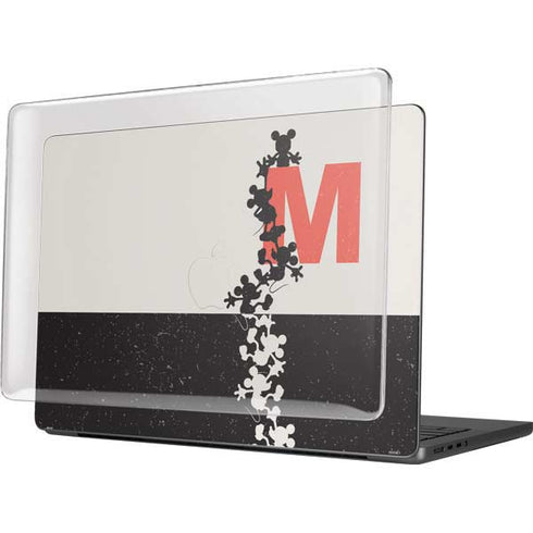 Disney Mickey Mouse Stacked Silhouette Split MacBook Pro 14in (2021-24) Case plus Skin