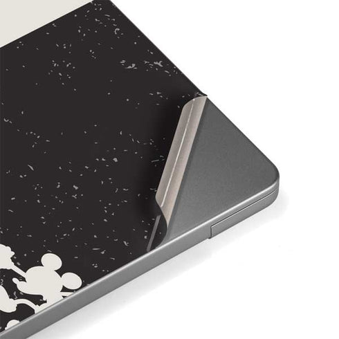 Disney Mickey Mouse Stacked Silhouette Split Apple MacBook Pro 14-inch Skin