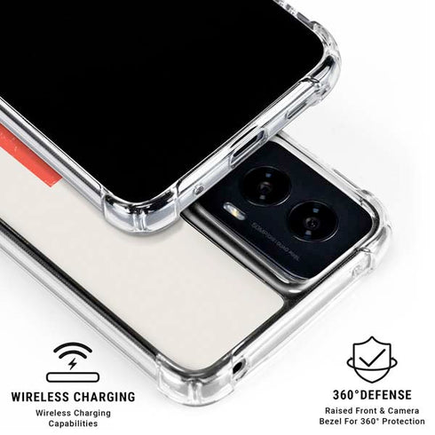 Disney Mickey Mouse Stacked Silhouette Split Moto G Power 5G (2024) Clear Case