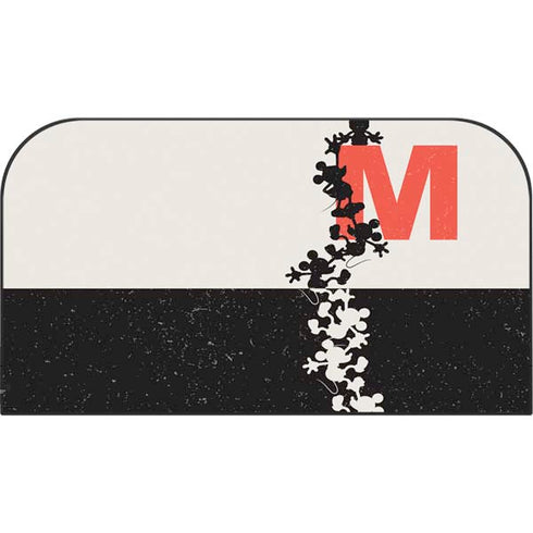 Disney Mickey Mouse Stacked Silhouette Split Nintendo Switch 2 (2025) with Joy-Con Skin