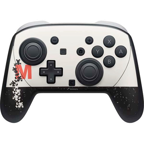 Disney Mickey Mouse Stacked Silhouette Split Nintendo Switch 2 (2025) Pro Controller Skin