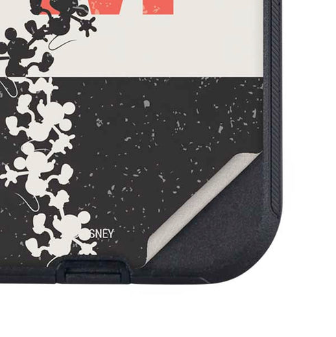 Disney Mickey Mouse Stacked Silhouette Split Otterbox Defender iPhone Skin