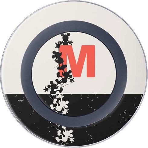 Disney Mickey Mouse Stacked Silhouette Split Wireless Charger Skin