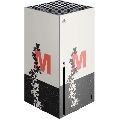 Disney Mickey Mouse Stacked Silhouette Split Xbox Series X Skins