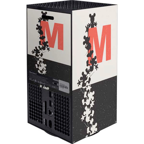 Disney Mickey Mouse Stacked Silhouette Split XBox Series X Digital Edition Bundle Skin