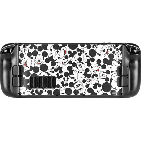 Disney Mickey Mouse Face Pattern Steam Deck Handheld Gaming Computer OLED Skin