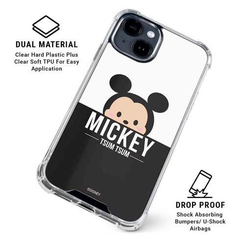 Disney Tsum Tsum Mickey Mouse iPhone 15 Clear Case
