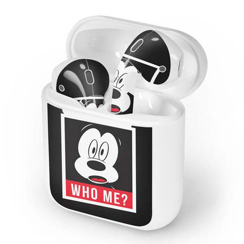 Disney Mickey Mouse Who Me Apple AirPods Skin