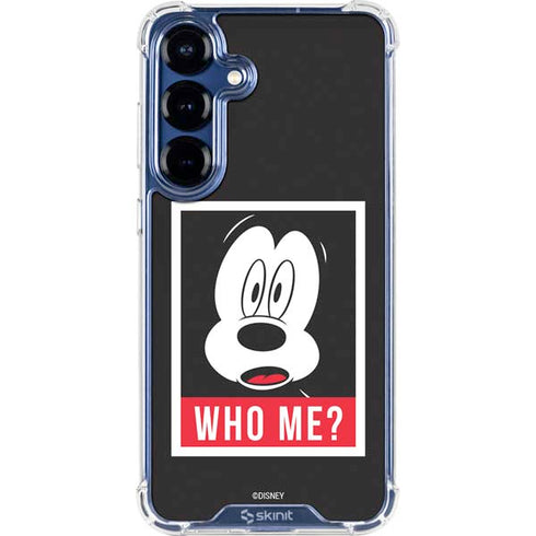 Disney Mickey Mouse Who Me Galaxy S25 Plus Clear Case