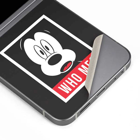Disney Mickey Mouse Who Me Galaxy Z Flip6 Skin