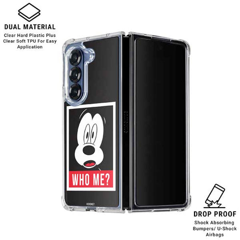 Disney Mickey Mouse Who Me Galaxy Z Fold6 Clear Case