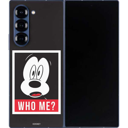 Disney Mickey Mouse Who Me Galaxy Z Fold6 Skin