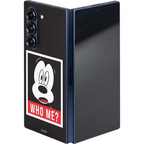 Disney Mickey Mouse Who Me Galaxy Z Fold6 Skin