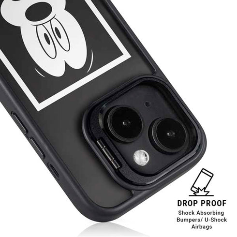 Disney Mickey Mouse Who Me iPhone 15 Plus Kickstand Case
