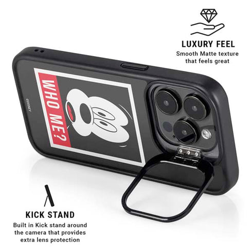 Disney Mickey Mouse Who Me iPhone 15 Pro Kickstand Case