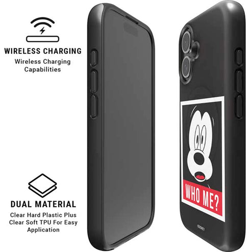 Disney Mickey Mouse Who Me iPhone 16 Plus Magsafe Impact Case