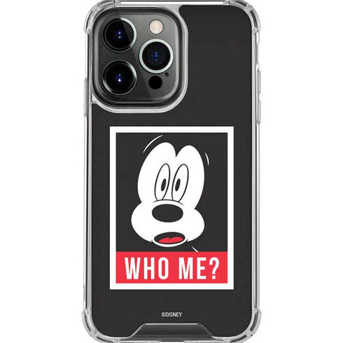 Disney Mickey Mouse Who Me iPhone 16 Pro Max Clear Case
