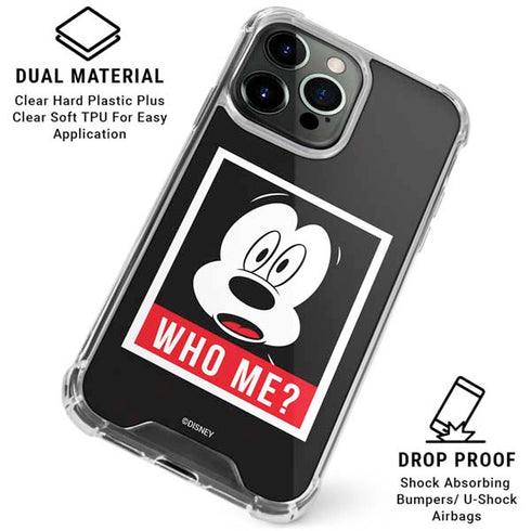 Disney Mickey Mouse Who Me iPhone 16 Pro Max Clear Case