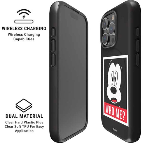 Disney Mickey Mouse Who Me iPhone 16 Pro Max Magsafe Impact Case