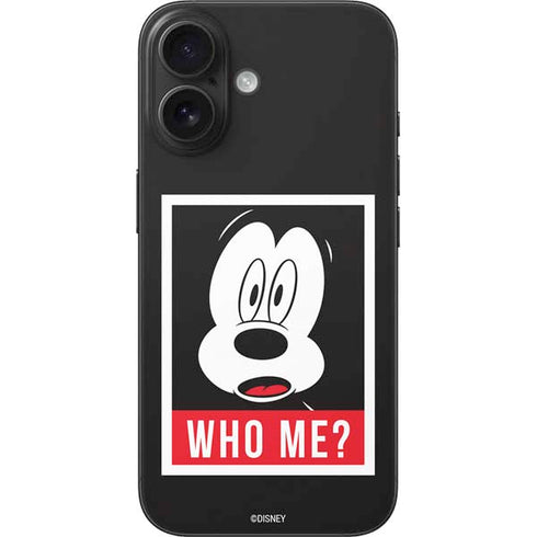 Disney Mickey Mouse Who Me iPhone 16 Skin