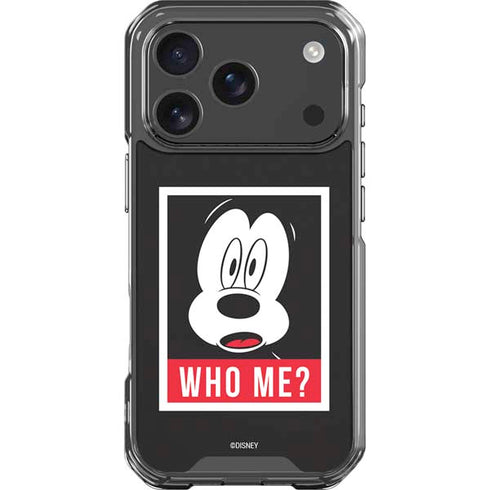 Disney Mickey Mouse Who Me iPhone 18 Pro Clear Case