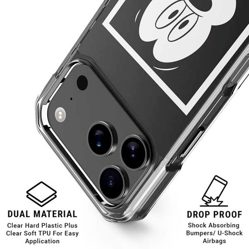Disney Mickey Mouse Who Me iPhone 18 Pro Clear Case
